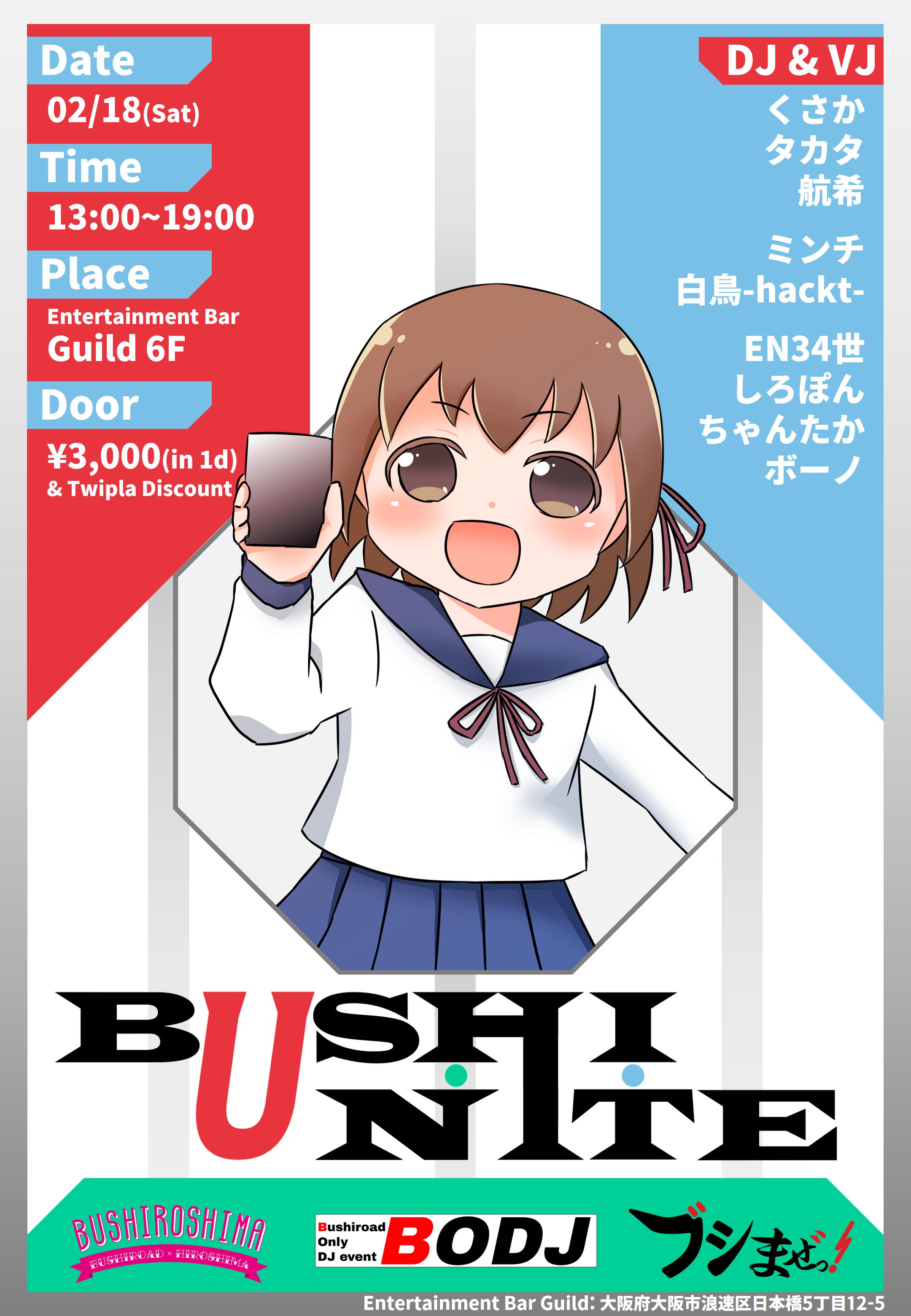 BUSHIUNITE フライヤー